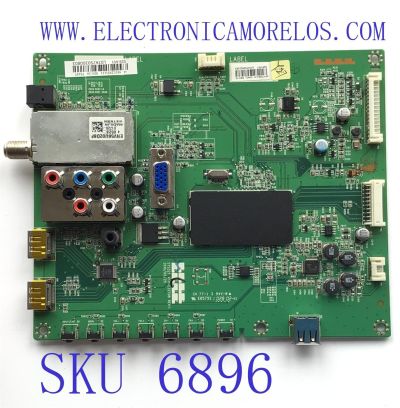 MAIN PARA TV TOSHIBA / NUMERO DE PARTE 431C2X51L11 / STS32T VTV-L32708 REV:1 / 461C2X51L11 / L07A750300803 / L07A50402583 / PANEL M185XW01 V.6 / MODELO 19SL400U